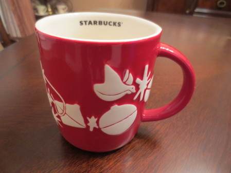 Starbucks City Mug Dove/Ornament Red Mug