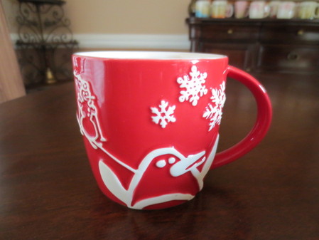 Starbucks City Mug Red Penguin