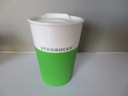 Starbucks City Mug Lime ceramic/rubber tumbler