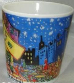 Starbucks City Mug Van Gogh\'s Cafe Terrace at Night espresso shot mug