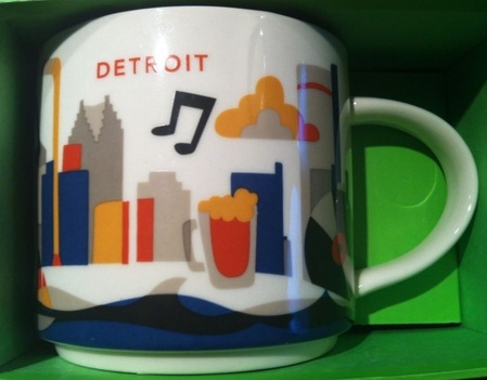 Starbucks City Mug Detroit YAH