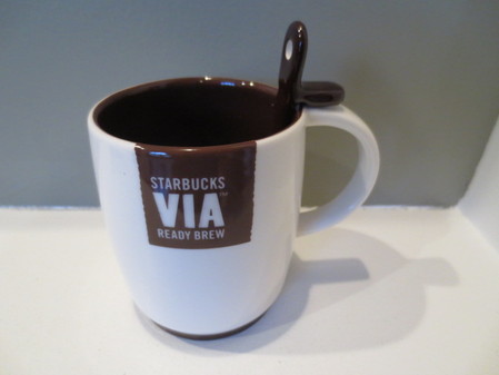Starbucks City Mug VIA Brown Spoon Mug