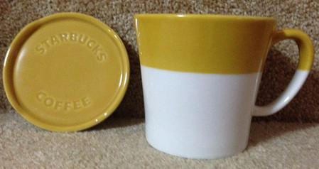 Starbucks City Mug Yellow Mug with Lid