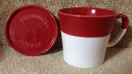 Starbucks City Mug Red mug with Lid