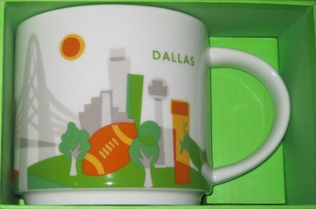 Starbucks City Mug Dallas YAH