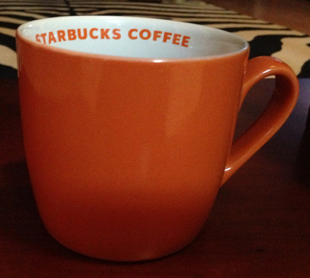 Starbucks City Mug Orange Mug