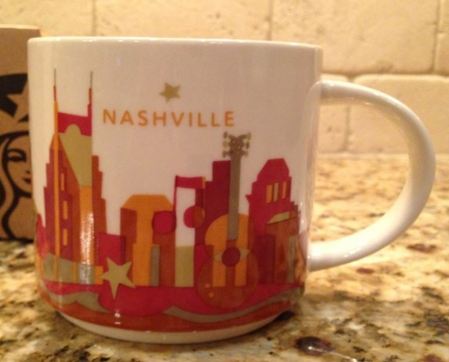 Starbucks City Mug Nashville YAH