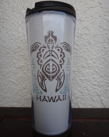 Starbucks City Mug Hawaii Tribal Sea Turtle Tumbler
