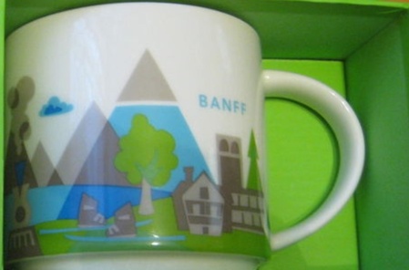 Starbucks City Mug You Are Here in Banff