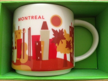 Starbucks City Mug Montreal v.1 YAH (no accent É )