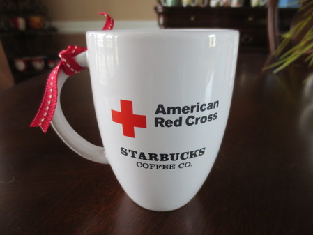Starbucks City Mug Red Cross and Starbucks