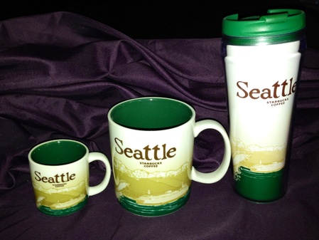 Starbucks City Mug Seattle Ferry Demi