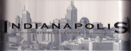Starbucks City Mug Indianapolis - Crossroads of America 18 oz Mug