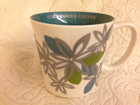 Starbucks City Mug 2011 Floral mug