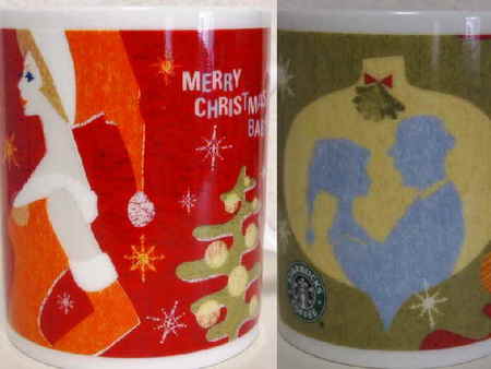 Starbucks City Mug Japan 2002 Merry Christmas Baby Mug