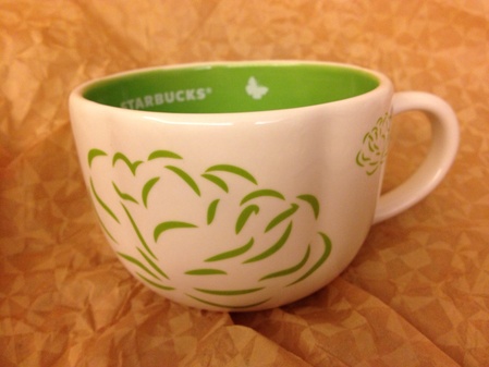 Starbucks City Mug 2013 Floral mug 12oz