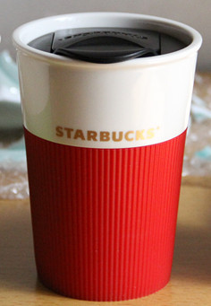 Starbucks City Mug MUG 8oz VIA Red, 8oz红色VIA马克