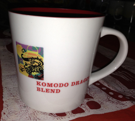 Starbucks City Mug 2005 Komodo Dragon Blend