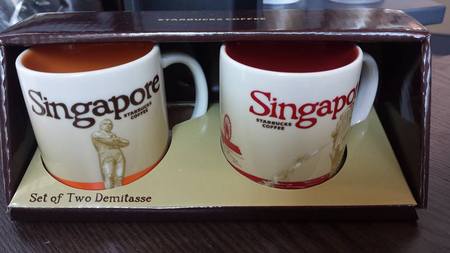 Starbucks City Mug Singapore III - Red Merlion Demitasse