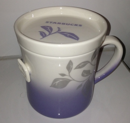 Starbucks City Mug 2011 Lavender Earl Grey Tea Mug with lid 12oz