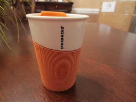 Starbucks City Mug Orange Rubber Tumbler