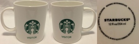Starbucks City Mug Visitors mug 12oz-Seattle, 2013, 2014, 4th version