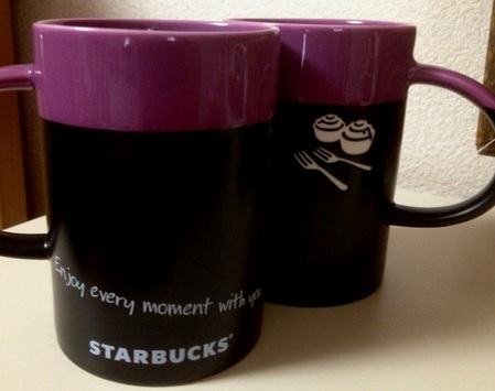 Starbucks City Mug 2013 Black Collectables/Cinnamon rolls (Purple)