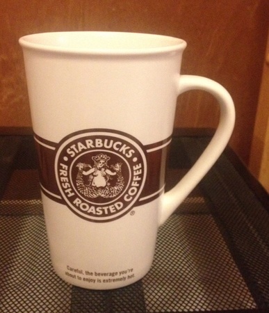 Starbucks City Mug 2008 Starbucks Mug - old logo fresh roasted coffee