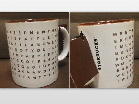 Starbucks City Mug Word Search Mug