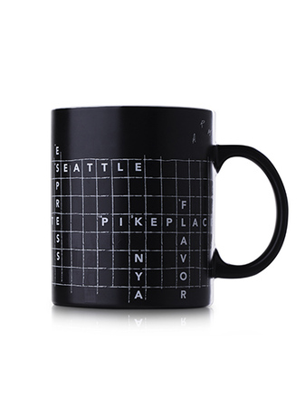 Starbucks City Mug Crossword Puzzle Mug