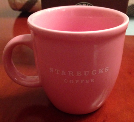 Starbucks City Mug 2009 Pink Abbey 6oz Mug