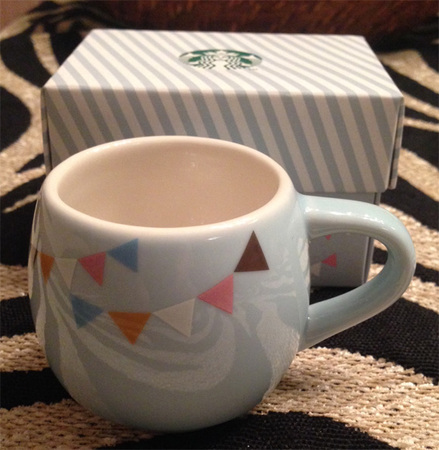 Starbucks City Mug Blue Baby Gift Mug