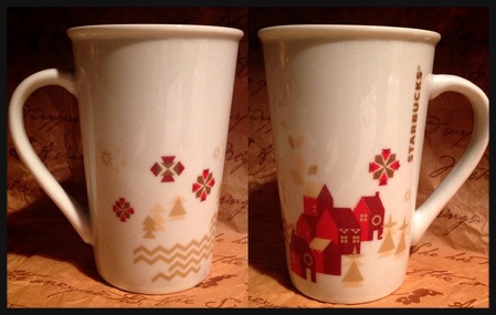 Starbucks City Mug 2013 Retail edition Christmas homes mug
