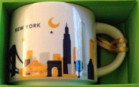 Starbucks City Mug 2013 New York YAH Ornament