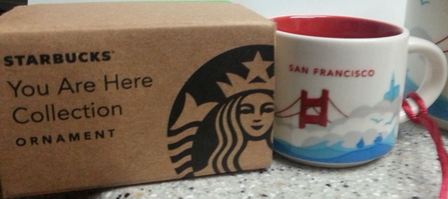 Starbucks City Mug 2013 San Francisco YAH ornament