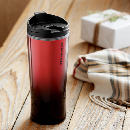 Starbucks City Mug Gradient Tumbler - Red/Black, 12 fl oz
