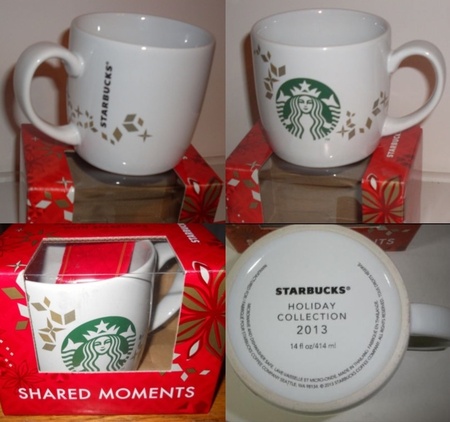Starbucks City Mug 2013 Holiday Shared Moments