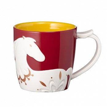 Starbucks City Mug 2014 CNY Year of the Horse Mug (red-Taiwan)