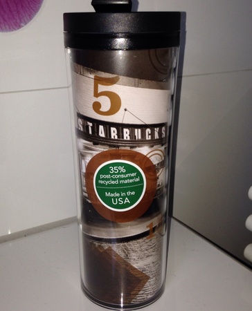Starbucks City Mug 2013 Post Consumer Recycled Material tumbler