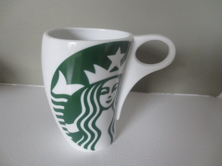 Starbucks City Mug Leaning Logo--Green