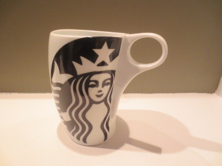 Starbucks City Mug Leaning Logo--Black
