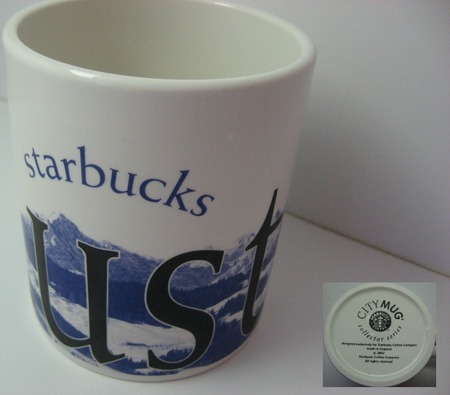 Starbucks City Mug Austria Made in England, 2002