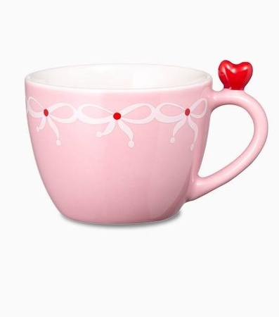 Starbucks City Mug 2014 Valentine\'s Day Pink Demitasse 3oz