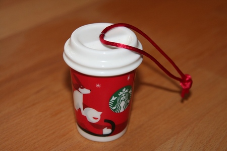 Starbucks City Mug 2011 - Ornament - Sledding Dog