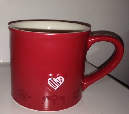 Starbucks City Mug 2014 Valentine \'s Day Red Items Mug 10z