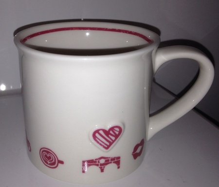 Starbucks City Mug 2014 Valentine\'s Day White Items Mug 10 oz