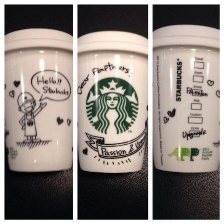 Starbucks City Mug Partners Ceramic Cup 2013