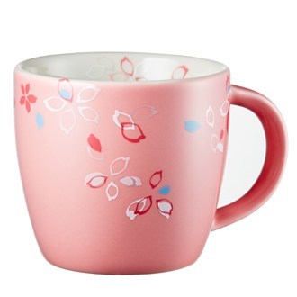Starbucks City Mug 2014 Cherry Blossom Floral Demi Mug