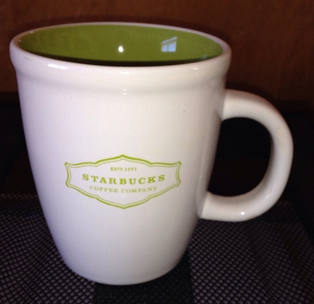 Starbucks City Mug 2006 Enclosed Est. 1971 Logo Mug: Lime Green