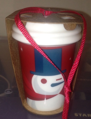 Starbucks City Mug 2012 Christmas Ornament